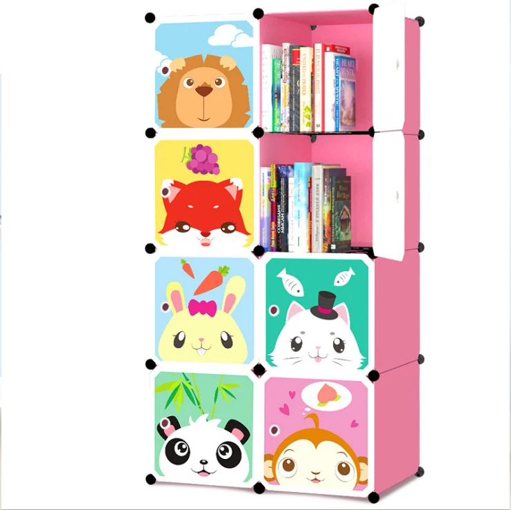 
Bedroom Foldable Cabinets Metal Colour Cube Wardrobe Kids Wardrobe Bedroom Furniture 