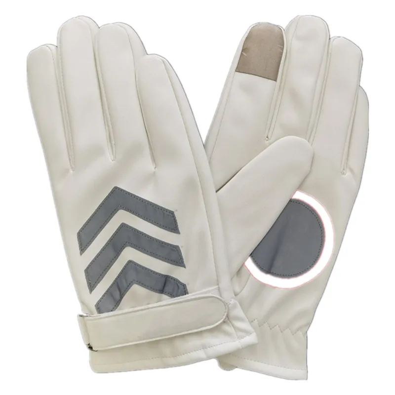 Smartphone fleece lining sheepskin leather gloves leather sheepskin gloves cycling gloves