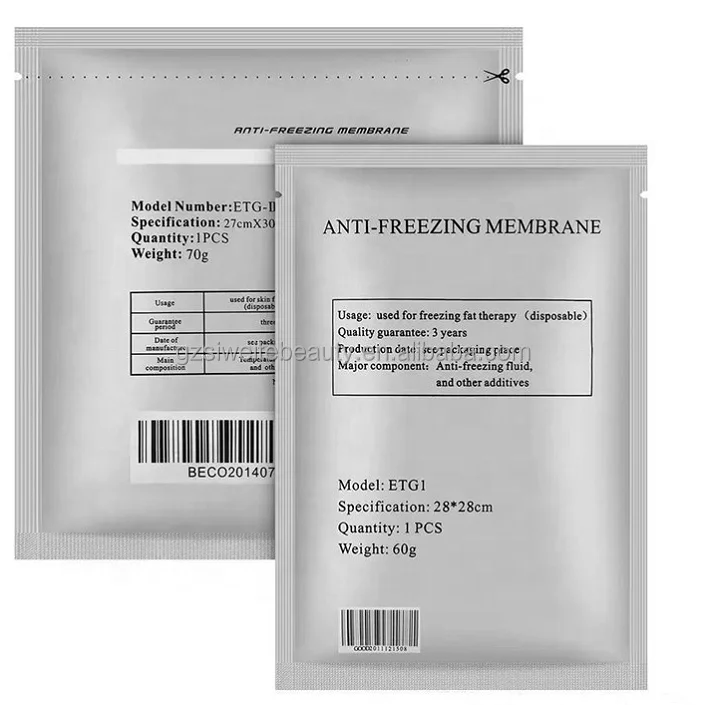 Antifreezing Cellulose Acetate Anti-Freezing Membrane 70G For Cryolipolyse Slimming Machine