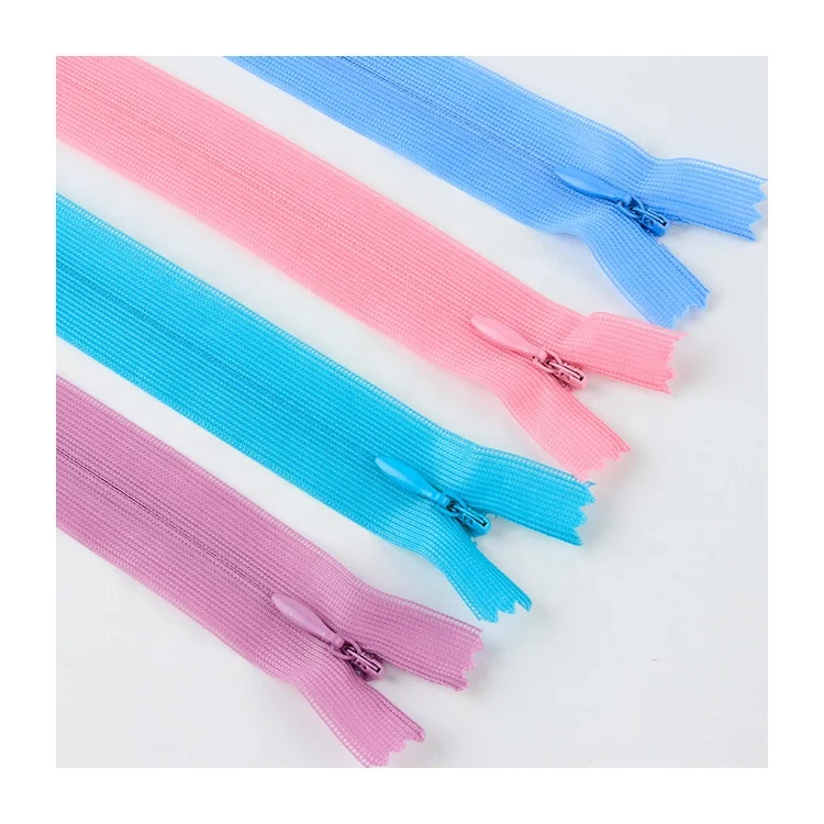 Lace Tape Invisible Zipper Wholesale Invisible Zipper Bulk Durable #3 Close End Nylon Garment Shoes Bag Suitcase Accessories