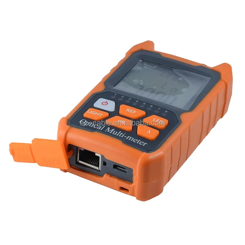 China FEIBOER High Performance Fiber Optic Power Meter VFL laser RJ45 Mini Optical Power Meter