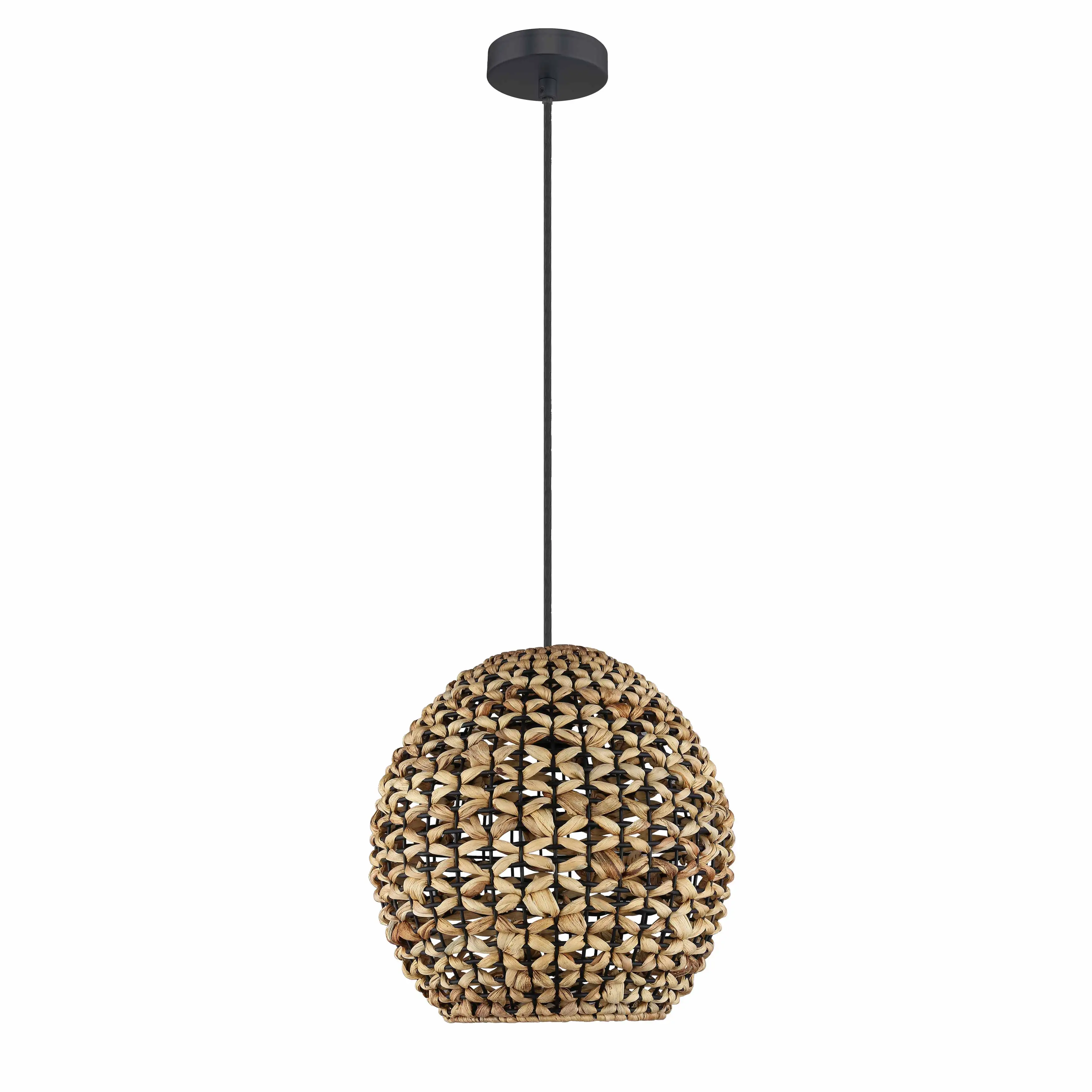 Art Round Shade China Cage Design Natural Material Lamp Light Pendant Lighting Decor Lamp