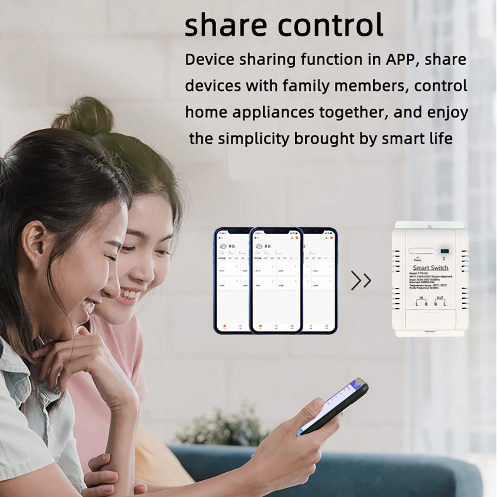 TUYA Smart WiFi Temperature and Humidity Switch Relay Timing Remote Control Intelligent Temperature and Humidity Probe Sensor