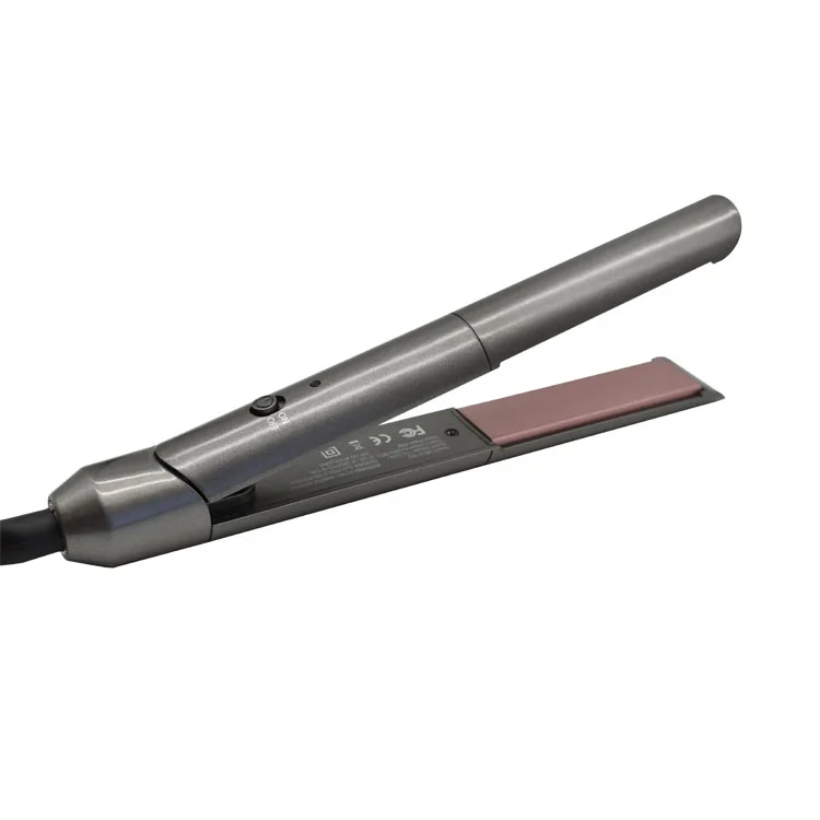 
 2021 New design professional flat iron portable anti scalding mini ceramic hair straightener and curler factory wholesale  