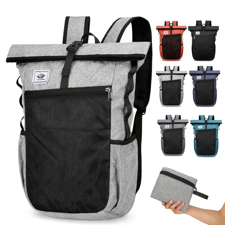 High Quality College Waterproof Computer Backpack Large Capacity Outdoor Business Foldable Travel Casual Laptop Backpack Daily