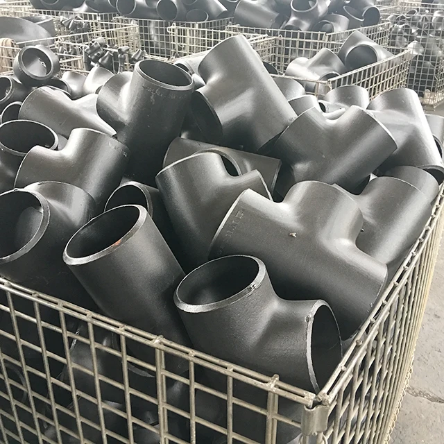 TEE Spilit Barred carbon steel  pipe fitting Sample Customization  black pipe fittings china pipes and fittings