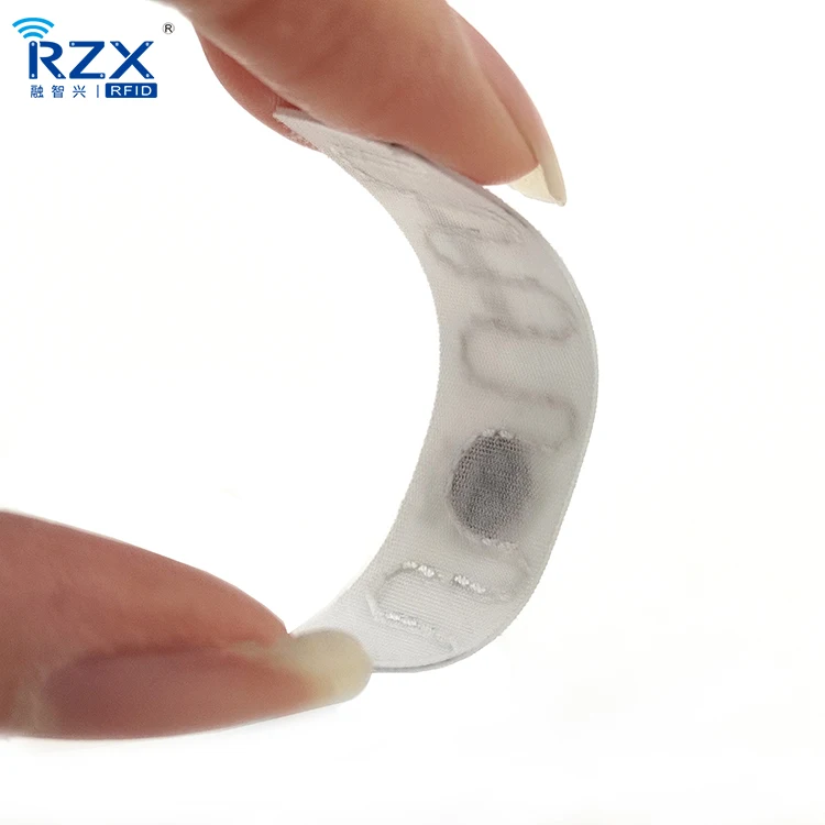 Моющиеся бирки UHF NXP UCODE 8 RFID текстильная бирка для стирки белья