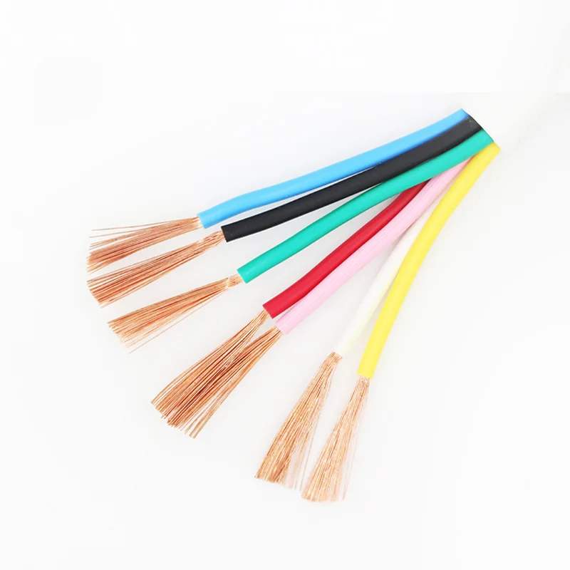 Flexible Sheath Cable Factory Sale Various Widely Used Insulation Twin Core Copper Insulated 5.3 - 15 Mm 0.6- 1.2 Mm Stranded