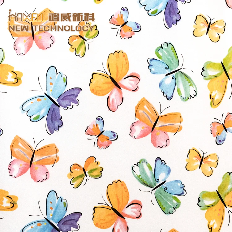 Статическая липкая оконная пленка рулон печатных конструкций ПВХ Декоративная