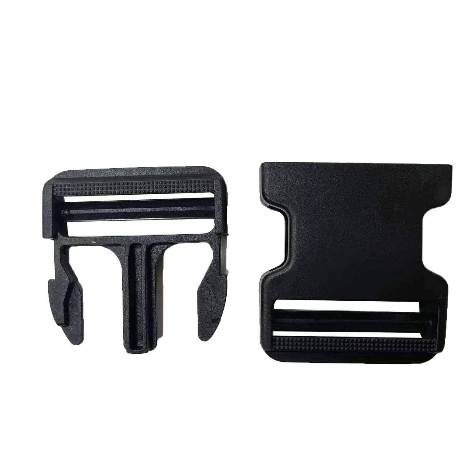 2 inch Adjustable with gears on both sides tri-glide Luggage Strap Belt Clip Whistle Plastic Side quick Release Buckle Clips