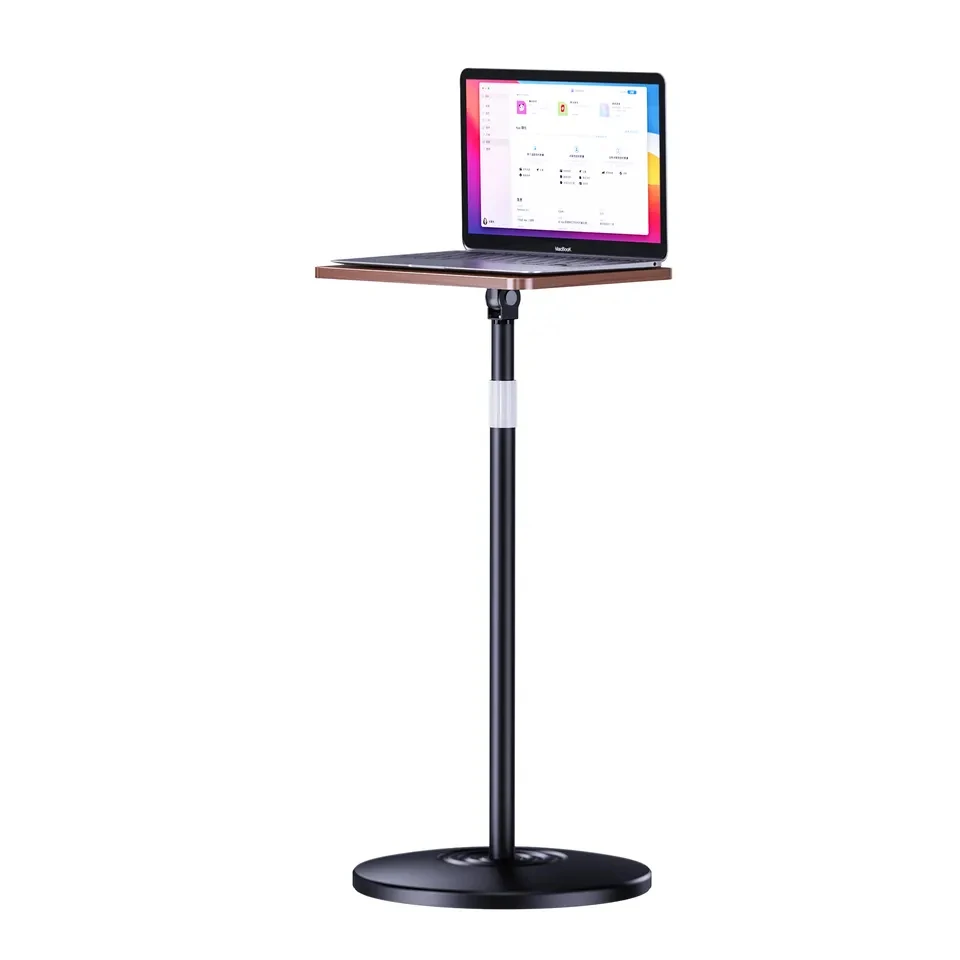 Great Roc hot seller tripod laptop stand height adjustable 360 rotation steady projector holder laptop tripod stand
