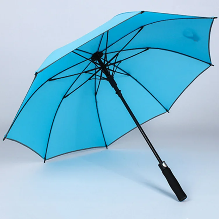 Ovida EVA Handle Custom Logo Umbrella Cheap Price Pongee Fabric Umbrellas Waterproof And Windproof