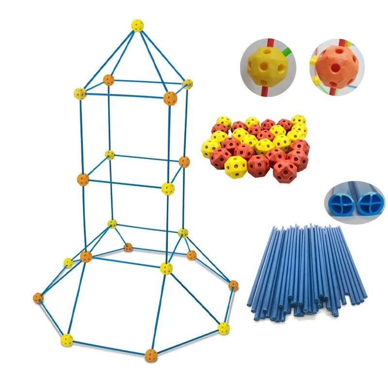 158pcs Children Puzzle Building Blocks-Fortress Construction Hand-Brain Coordination Exercise Parent-Child Play Customizable