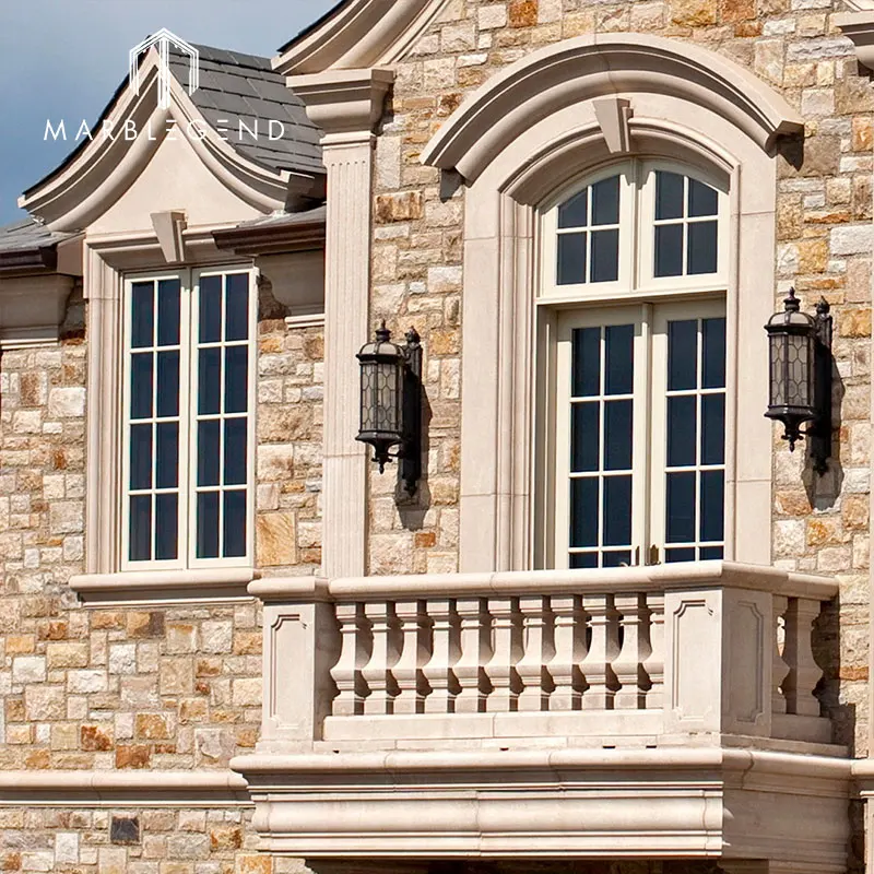 House Exterior Natural Stone Window Frame Mouldings Window Surround