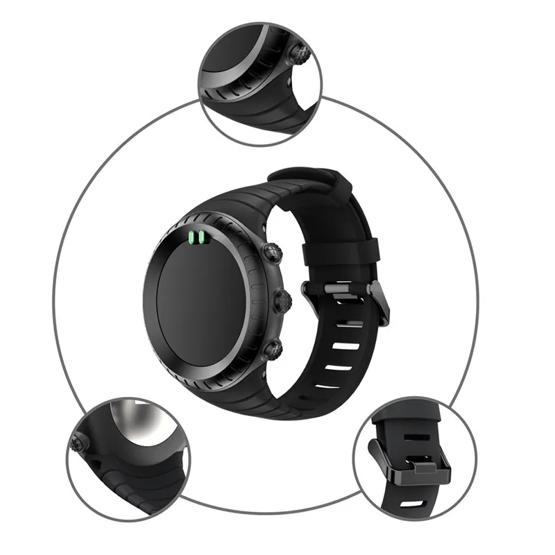 Высококачественный ремешок для часов Suunto Core силиконовый аксессуары браслета