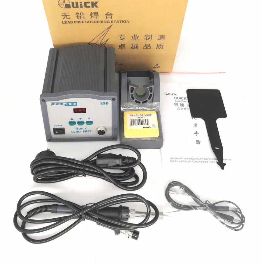 Quick 203H soldering station SMD welding robot ,soldering iron 90w welding equipment and tools