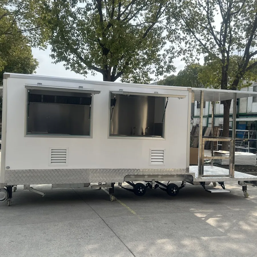Alibaba Food Truck Empty Food Concession Trailer for Sale with Cheap Price