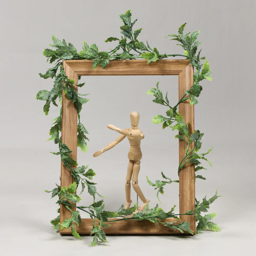 Simulation Peony Vine Rose Flower Plant Hanging Wall Tree Plastic Pipe Window Decoration