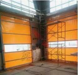 Yaning Cargo Air Shower for Warehouse Rolling Shutter Industrial Fast High Speed Factory Interior PVC Curtain Door