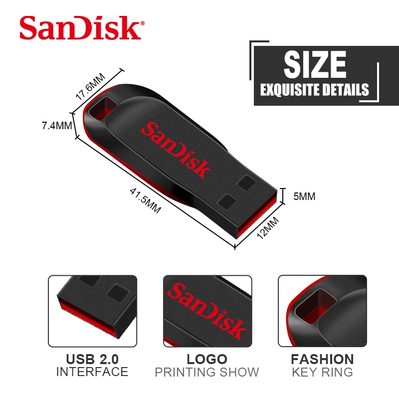  SanDisk CZ50 USB флеш-накопитель 16 Гб
