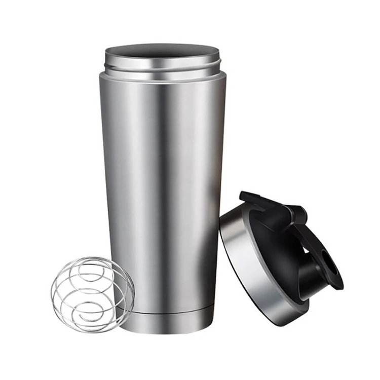 OEM 25oz stainless steel vacuum insulated gym sport  water bottle eco friendly joy protein shaker