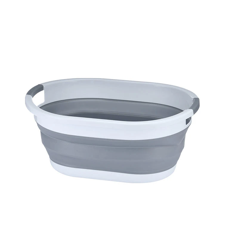 Multiple Colors Large Square Collapsible Foldable Plastic Washing Laundry Basin