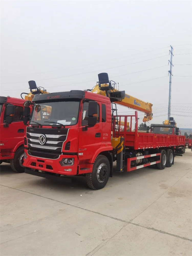 Dongfeng Commercial Vehicle Jincheng KH Eight-Wheel Truck with Crane Product Genre Truck Cranes