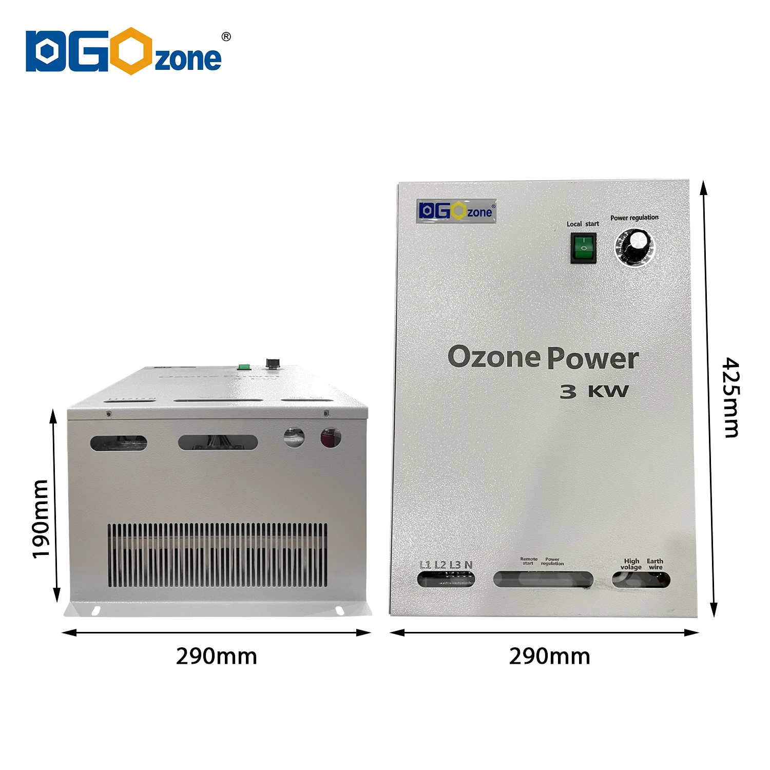 300g ozone generator large ozonator ceramic plate module integrated panel ozone generators