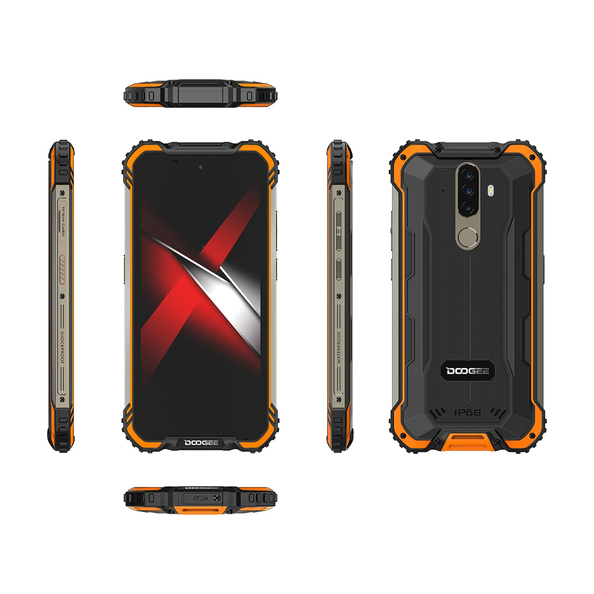 Оригинал Новое поступление DOOGEE S58 PRO 6 ГБ + 64 Гб прочный смартфон Helio P22 разблокированный 4G сотовый телефон 5180 мА/ч, мобильными телефонами с функцией NFC