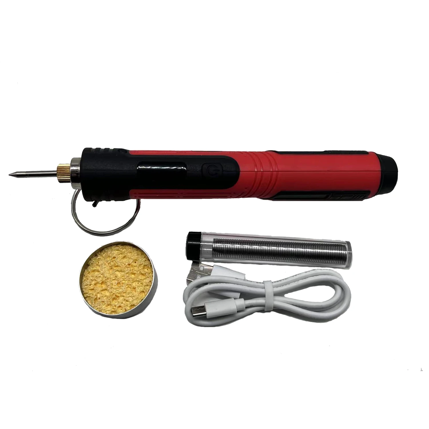 Custom USB Rechargeable Battery Portable Power 12W Cordless Soldering Iron For Sale