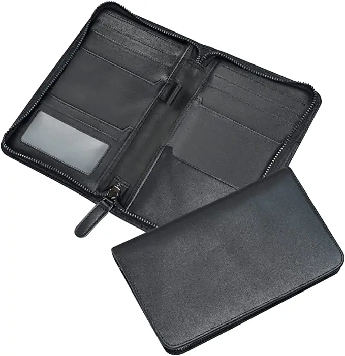 Travel Wallet Passport Holder Passport Case, Leather Passport Wallet for Men