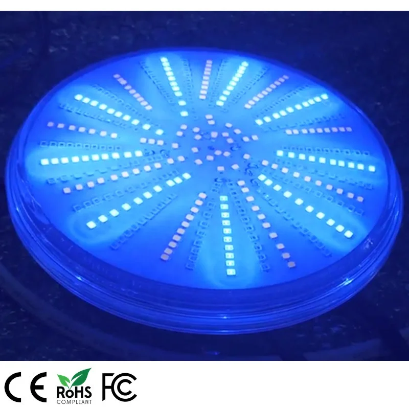 RGBW IP68 12V par56 36W LED Подводный плоский бассейн освещение для плавания