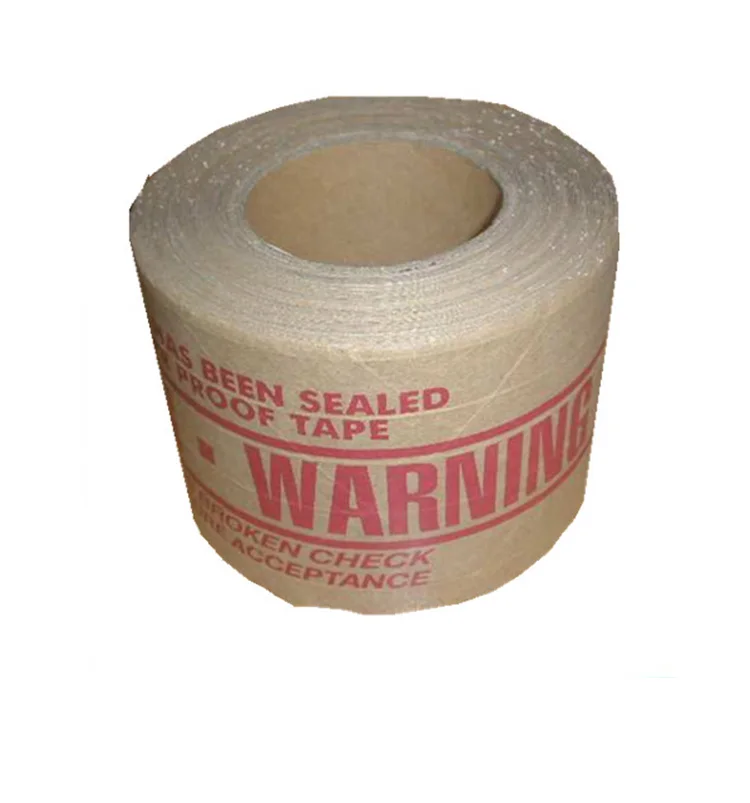 Самоклеящаяся резиновая лента на заказ для упаковки клея в картонной коробке коричневая крафт-бумага