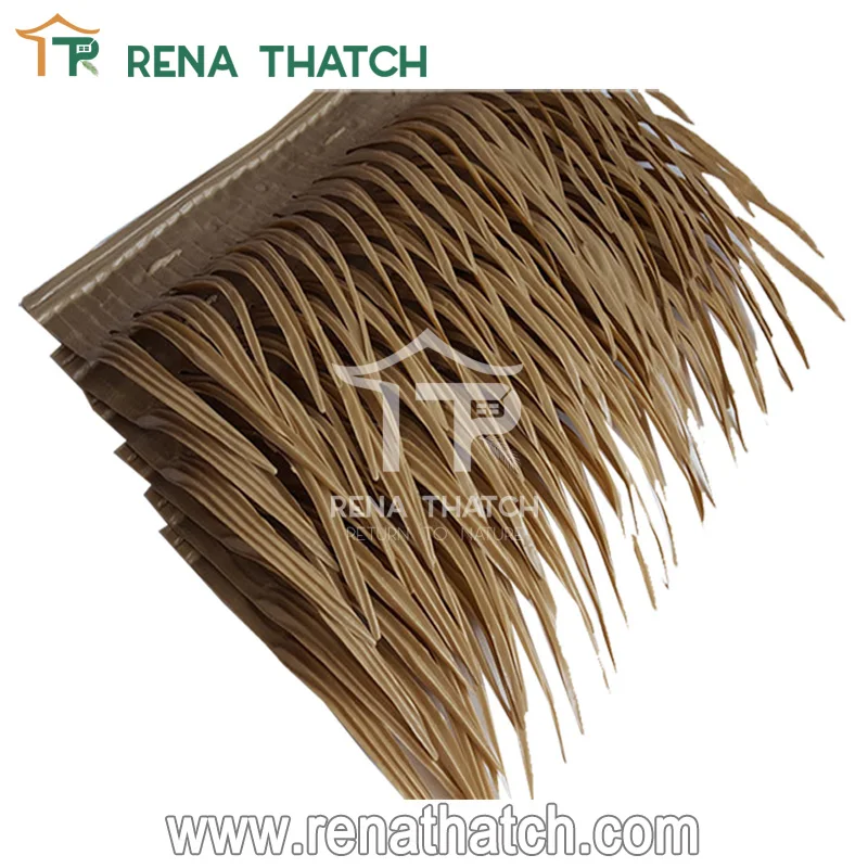 Synthetic artificial coconut tree leaf