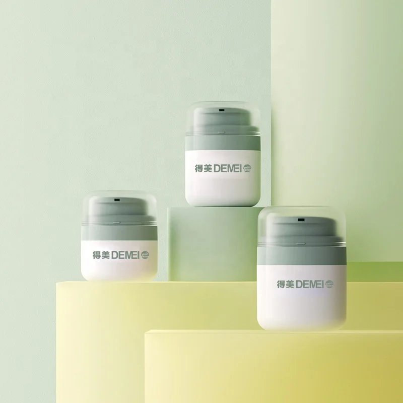 15g 30g 50g airless cream jar cosmetic plastic airless pump lotion jar cosmetic container