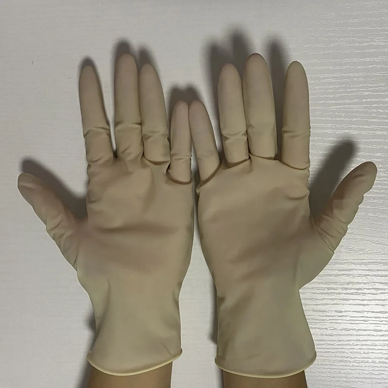 Malaysia Safety Gloves Disposable Latex Powder Free Examination Gloves