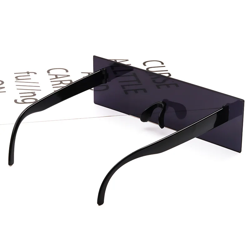 New Fancy Glasses Censorship One-piece Black Eye Covered Bar Internet Sunglasses For Party Cosplay