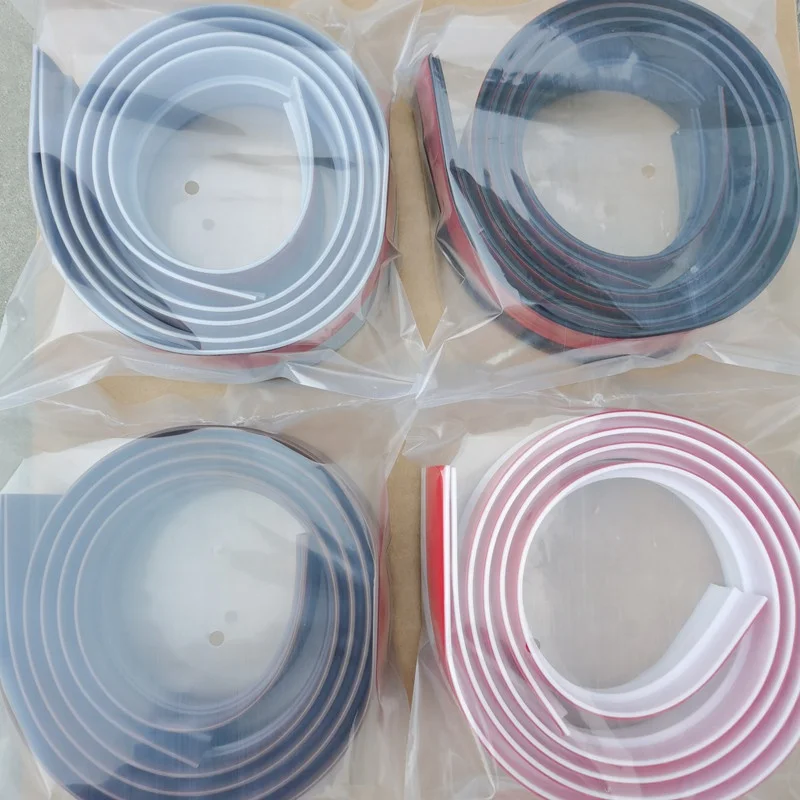 2 door-mounted windshields Silicone door bottom sealing strip baffle Door bottom sound insulation and insect-proof sealing strip