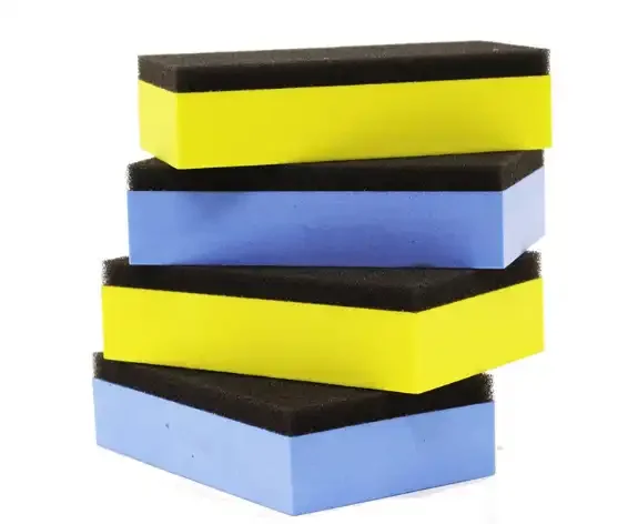 Wholesale car waxing 8*4*2cm nano Ceramic Coating Applicator with Suede Cloth 10*10cm Sponge Type for Efficient Coating