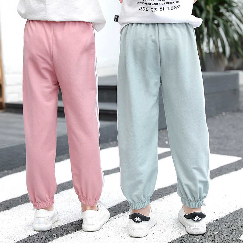 Детские противомоскитные брюки летние брюки для девочек спортивные брюки для мальчиков