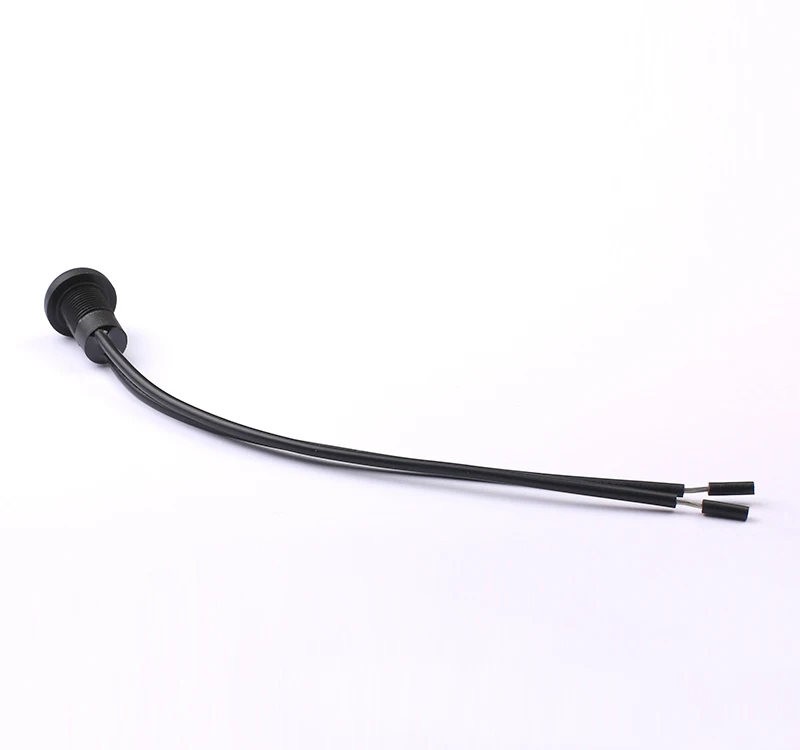 Toowei IP67 round 12mm plastic momentary waterproof push button switch with 2 wires