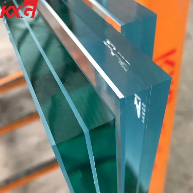 China factory price 21.52mm SGP tempered laminated glass,10mm tempered glass +1.52mm clear SGP+10mm tempered glass