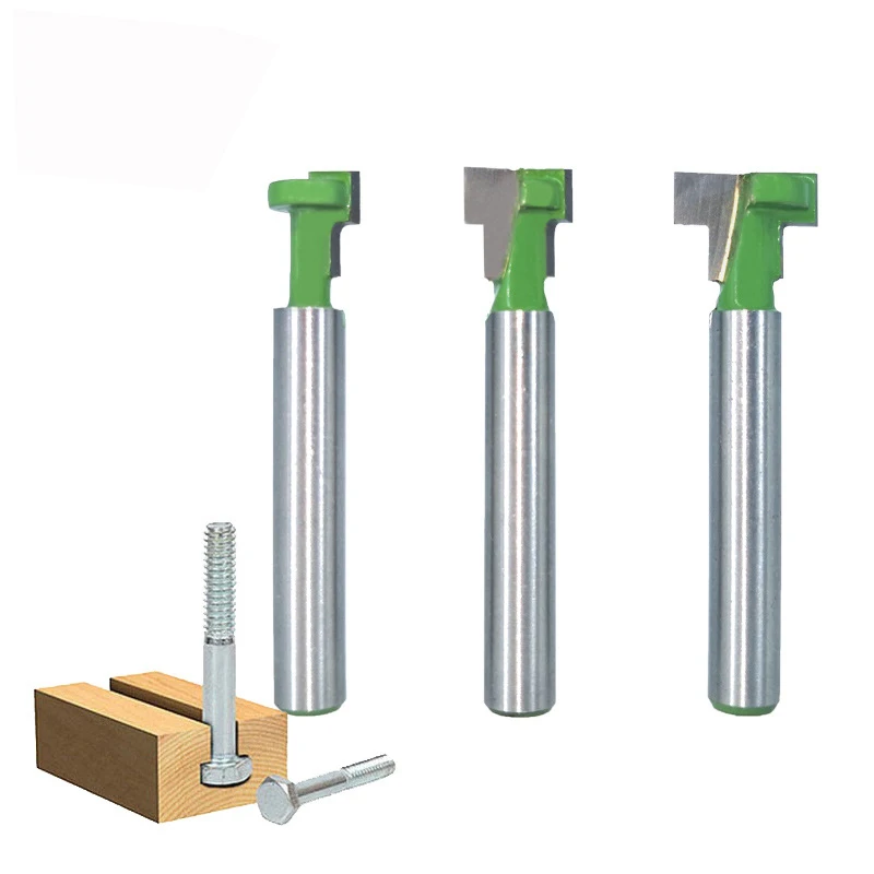 6.35 Shank Keyhole Bit Flush Trim Bit Trimming Machine Woodworking Milling Cutter