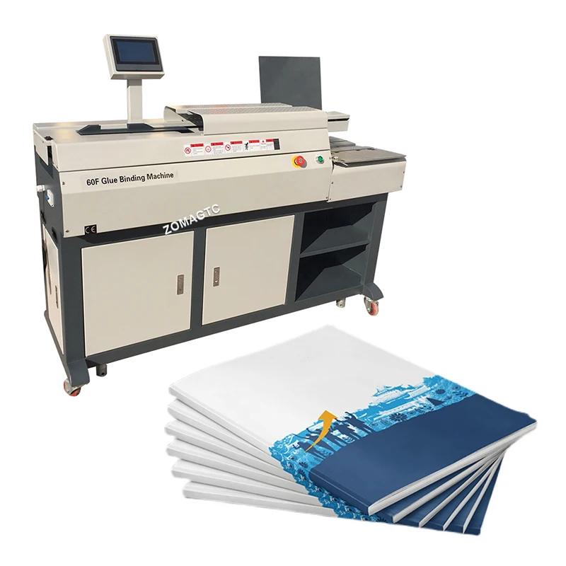 Automatic A4 A3 Glue High Speed  Binding Machine Hot Glue Book Binder Binding Machine Glue for books