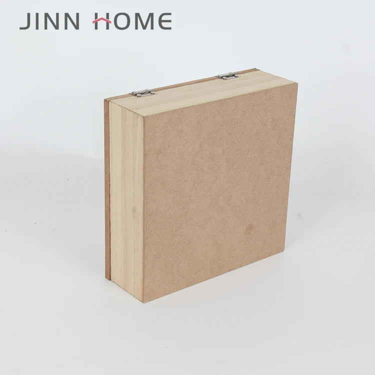 Jinnhome украшения для дома Квадратные деревянные украшения и подарочная коробка с ручной росписью модель с персиковой тематикой для украшения дома