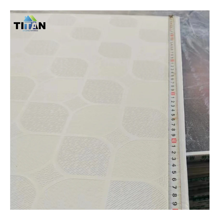 House Ceiling Teto Falso Moderno Suspended Ceiling Tiles 595Cm Vinyl Faced Gypsum Board With Aluminum Foil De Yeso