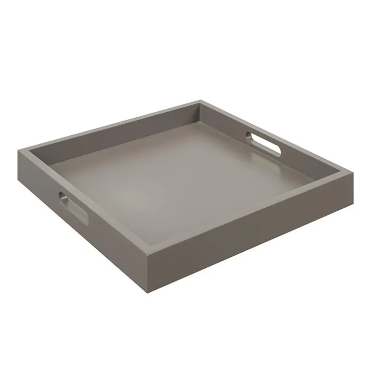 Best selling new design palm beach serving modern lacquer wooden tray