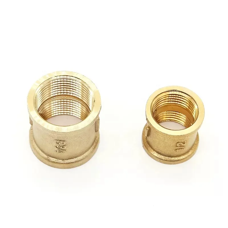 Water Heater Joint Accessories Full Brass Copper Connector Female-Female DN15 DN20 Water Pipe Fitting Copper Valve