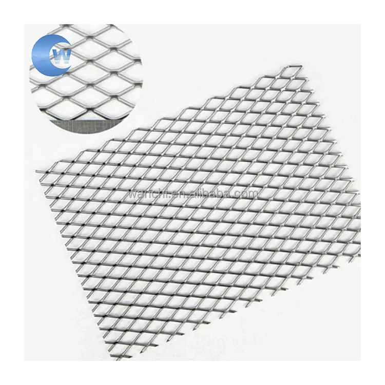 4ft x 8ft Sheets Expanded Galvanized Steel Metal Wire Mesh Stainless Steel Diamond Expanded Metal Mesh For Decorative