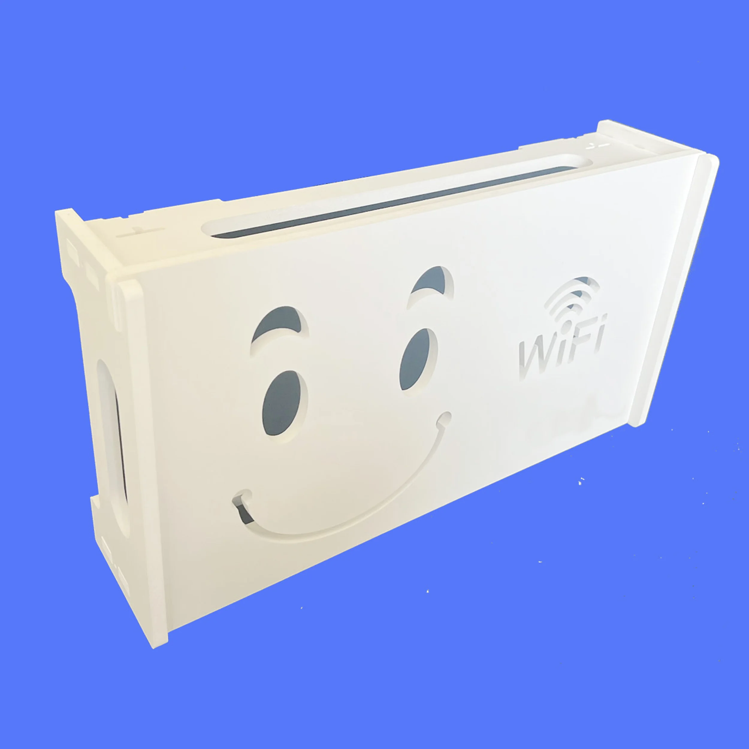 SNOW BM Wifi Router Shelf Storage Boxes for office Hang WiFi Box Hider Router